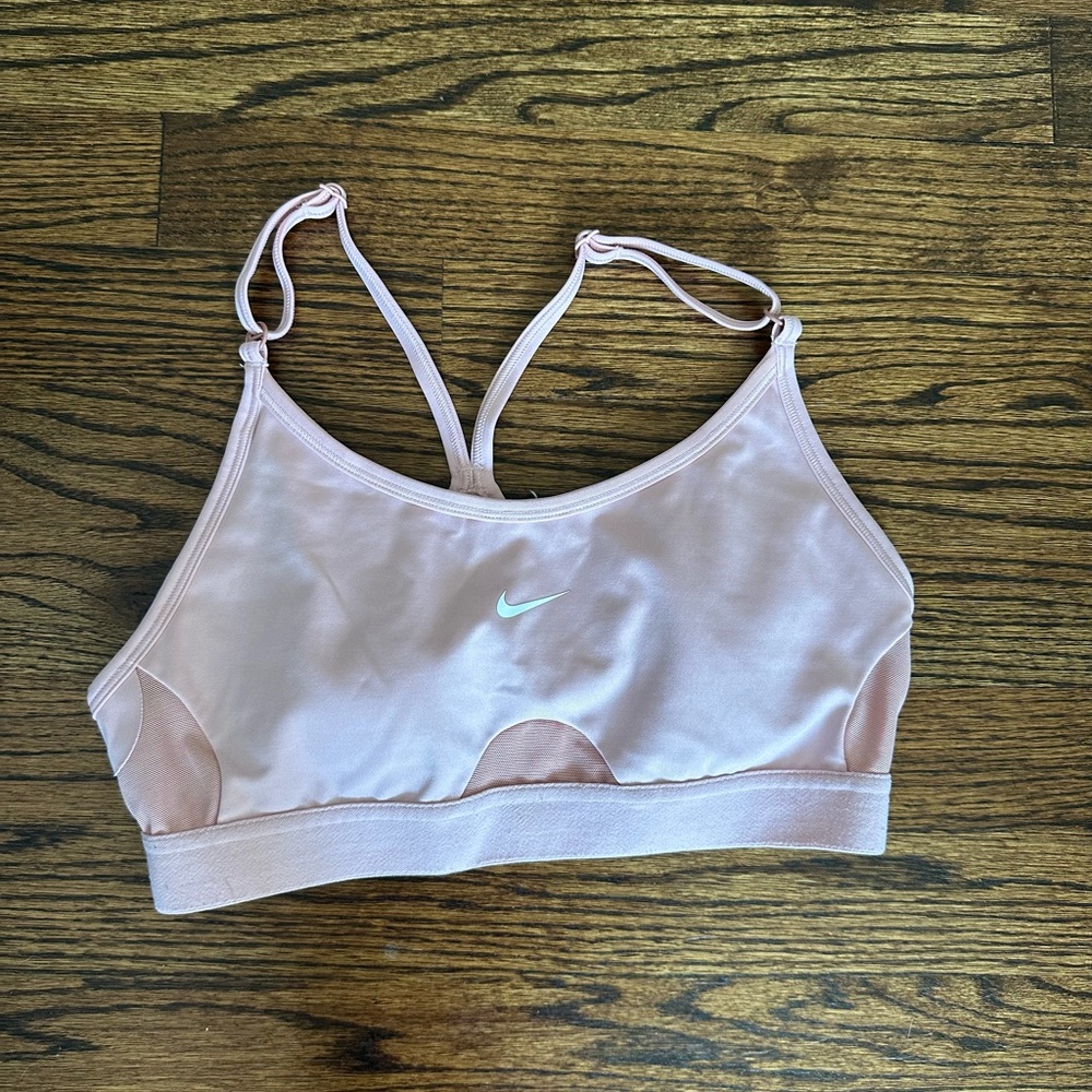 Nike Women's Light Pink Sports Bra size S (xs)